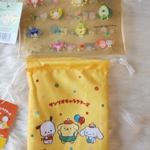 Sanrio and friends chibi Fruit 2 pc bundle set